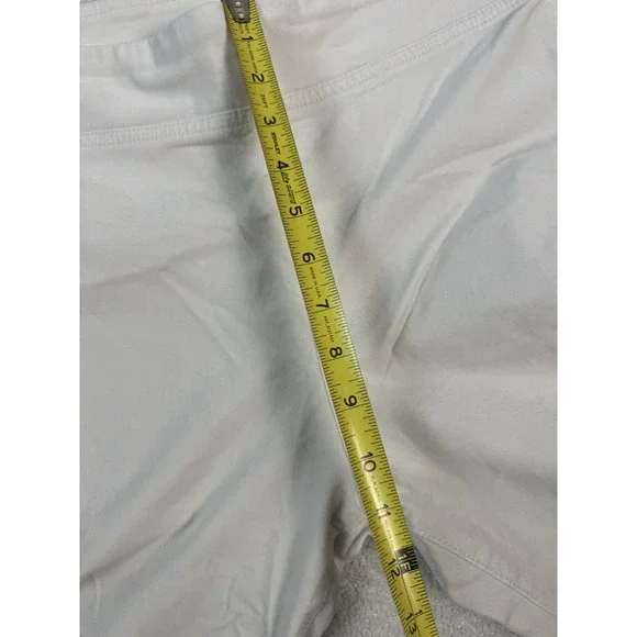 Free People Womens Flared Pull‎ On Side Zip High Rise Stretch Pants White Medium - Picture 8 of 8